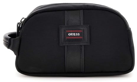 GUESS Kulturbeutel Arezzo Necessaire Black schwarz