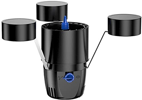 Skimmer flotante para piscinas y estanques, diseño multifuncional eficiente para recoger hojas caídas y residuos, 3 modos de fuente
