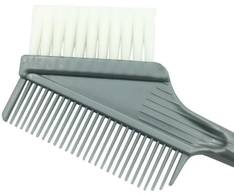 CIYODO Cuenco para Teñir el Cabello de Plástico con Asa 2 Piezas para Salón y Teñido Casero sin Complicaciones con Diseño Práctico y Duradero Color Aleatorio