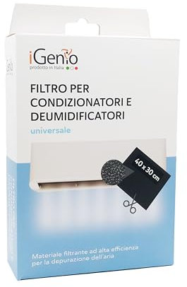 Filtro per climatizzatore e deumidificatore, 40x30 centimetri, art. 937 - iGenio