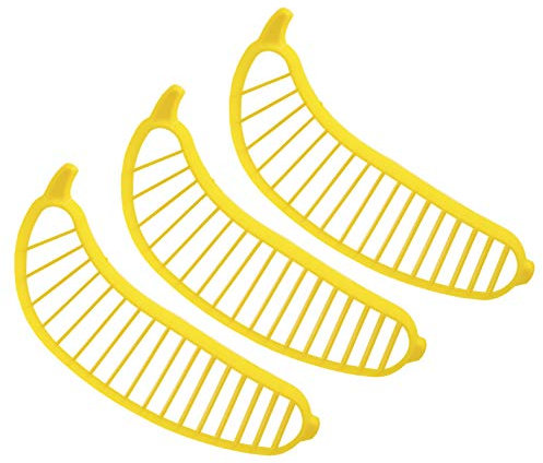 Cortador de plátano de plástico – Pack de 3 – Easy Bananas Cutter Gadget de cocina