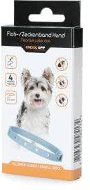Knock Off Collar antipulgas y antigarrapatas de 33 cm – Control de pulgas 100% Natural – Sin pesticidas nocivos – No tóxico – Eficaz hasta 4 Meses – para Perros pequeños