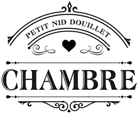 Sticker de Porte avec Citation – Chambre