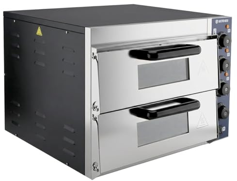 GastroHero Pizzaofen Basic 2 x 35 cm Gastronomiebedarf