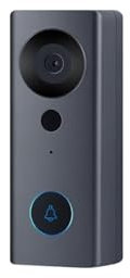 ThikK Tuya 1080P HD Video Door Bell Camera WiFi Wireless Smart Home DoorBell Outdoor Intercom 2 Way Audio LED Night Light USB(1 BTN 1VR 1SD)