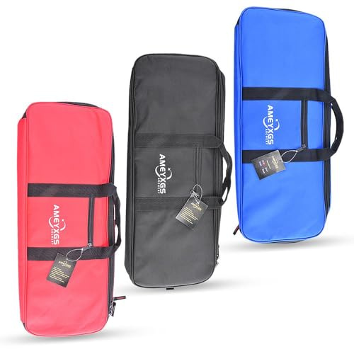 Recurve Takedown Bogen Tasche Bogenschießen Bogen Taschen für die Praxis Multi-Pocket Recurve Bogen Jagd Zubehör Organizer (blau)