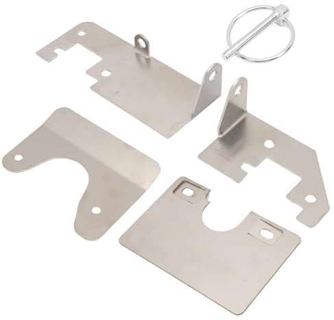 MangWany Serratura per porta posteriore e protezione antifurto Prick Stop per Ducato, Boxer, Jumper H1, H2, H3, accessori per camper con paletta pieghevole da 6 mm x 45 mm, zincato galvanicamente