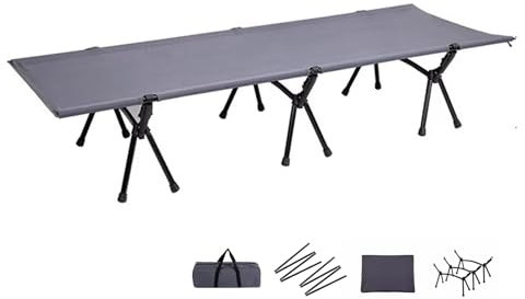 Reisebett Erwachsene Klappbar Tragfähigkeit 120kg, 65cm Extra Breite Campingbett Klappbar, Stabile Faltbar Betten für Outdoor Camping Reisen Büro Indoor