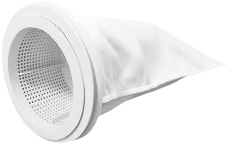 Ronyme Sacchetto di filtrazione per Piscina, cestello per Skimmer per Piscina, Riutilizzabile, Montaggio a Parete, Facile da installare, Accessori per