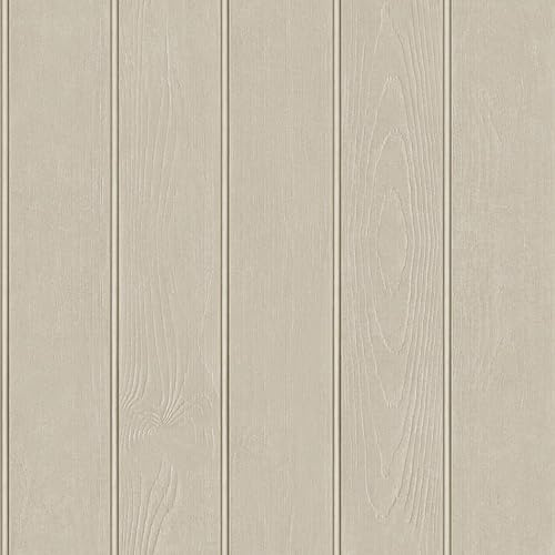 Sample ONLY - Belgravia Beaded Wood Beige Wallpaper (53x53)