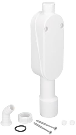 LUTH Premium Profi Parts Siphon anti-odeurs encastré vertical 40 mm de diamètre avec raccord de tuyau pour machine à laver et lave-vaisselle