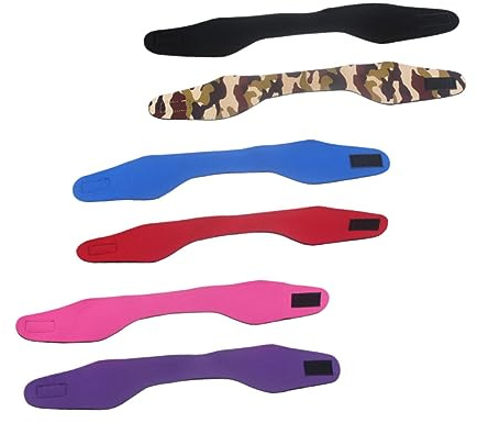 FOYTOKI Fascia per Orecchie da Nuoto in Neoprene Stretch 6 Pezzi per Donne e Adulti per Yoga, Doccia, Piscina e Sport Acquatici