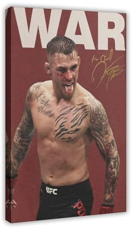KBGDFSDF Impression sur toile Dustin Poirier The Diamond Citation Art mural 20 x 30 cm