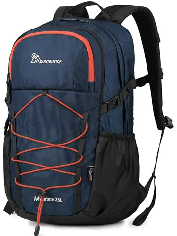 Mountaintop 25 L/30 L vandringsryggsäck, dagryggsäck för damer och herrar för dagsvandring, utomhus, cykelturer, 25L, Ryggsäck Ryggsäckar