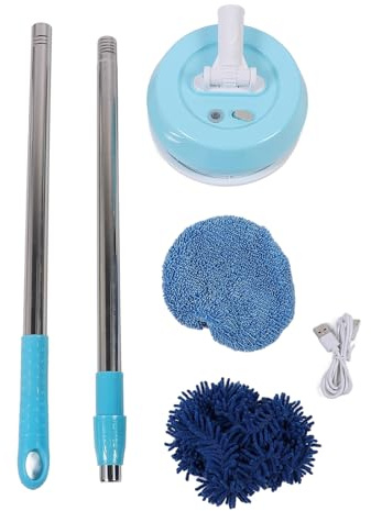 Aspirateur Balai Électrique sans Fil, Serpillière Puissante avec Manche Télescopique, Tête Flexible - Nettoyage Efficace, Utilisation Simple, pour Sol, Fenêtre et Plafond (Style 1)