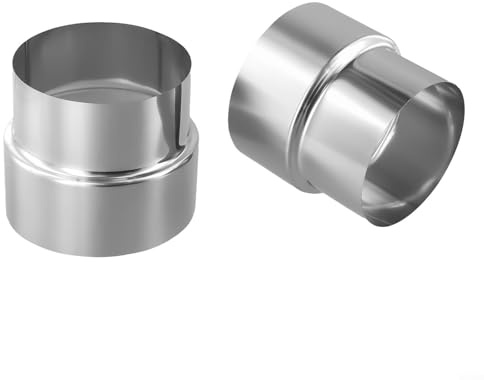 Besttoolifes Reduzierstück aus Edelstahl für Kaminofen oder Kaminbelüftung in verschiedenen Durchmessern (Ø 110 mm/Ø90 mm)