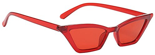 Sharplace Cateye Sonnenbrille Damen Vintage Katzenauge Sonnenbrille Retro Cat Eye Schmale Sonnenbrillen Lustige Coole Brillen für Frauen Mädchen Verkleiden Party Reise Geburtstagsparty
