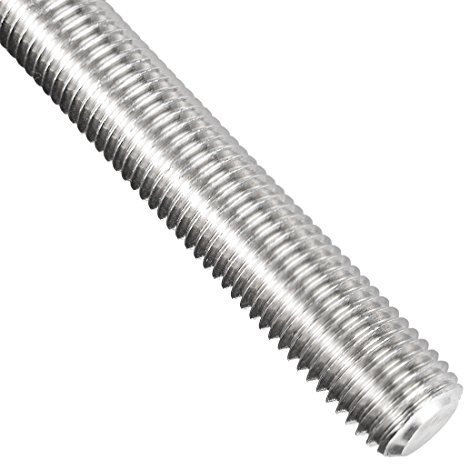 Gewindestab M20 Vollgewinde, Edelstahl 304, Länge 250 mm, Gewinde 2,5 mm, Linksgewinde