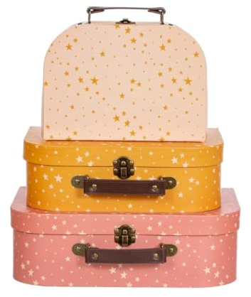 Sass & Belle Little Stars Suitcases - Set of 3