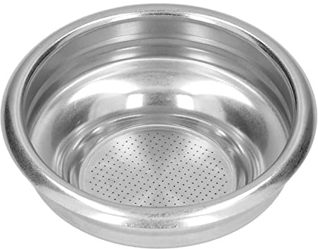 58mm Coffee Filter Basket, Premium Stainless Steel Reusable Coffee Filter for Semi-Automatic Machines, 1 Cup Universal Fit for Home and Coffee Shops