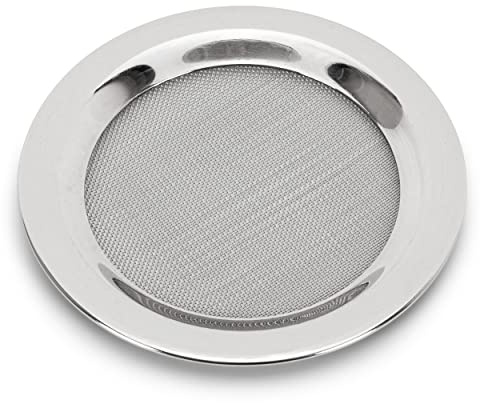 NKlaus 2 x Räuchersieb Edelstahl Ø 10cm Räucherzubehör Weihrauch Räucherwerk Plättchen 3651