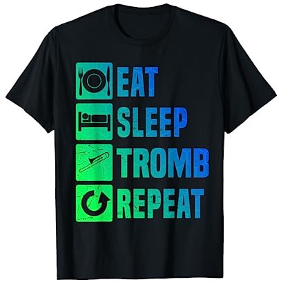 Blechbläser Jazz Posaune Trombone Herren T-Shirt