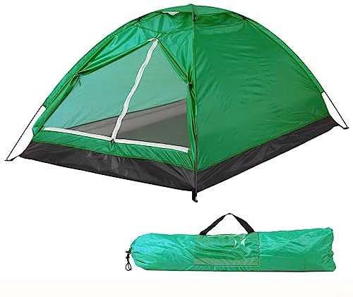 Einfarbiges Zwei-Mann-Zelt, Pop-Up-Strandzelt für 2 Personen, Campingzelt, einfacher Aufbau, leicht, Garten, Sonnenschutz, Outdoor, Wandern