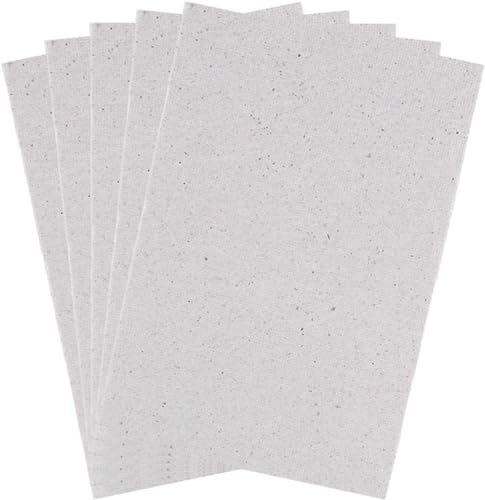 Glimmerscheibe, Mikrowelle Glimmerplatte Reparatur Teil, Universal Glimmerblatt, für Mikrowelle,5 Stück,15 × 12 cm