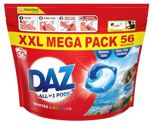 Daz Capsules Lessive Tout-en-1 56 Lavages