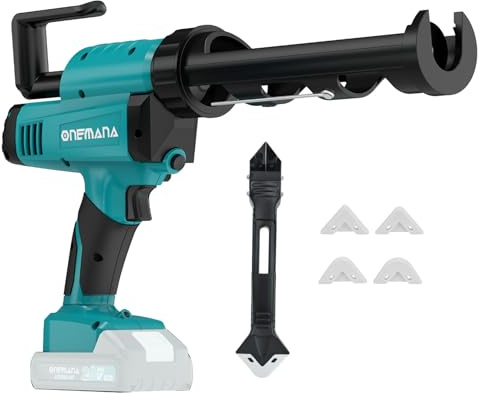 ONEMANA Akku-Kartuschenpresse, Kabellose Kartuschenpistole mit 300Ml Kartuschen