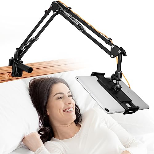 ChromLives Mikrofonständerhalter, Tablet-Halterung für Mikrofonständer (Halterung Bett)