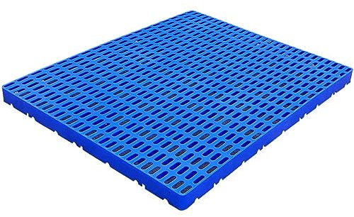 Gitterrost-Lüftungspalette Kunststoff-Palette, Ineinander stapelbare, leichte, feuchtigkeitsbeständige Bodenpaletten, for Garagen, Supermärkte, Keller, for Supermarktgaragen, Außenschränke(50x50x5cm)