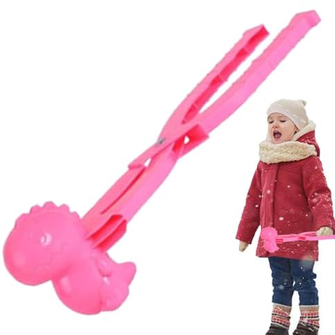 demaxiyad Schneeballform, Schneeballform für Kinder | Weihnachtshase Dinosaurier Schneeballmacher | Schneeball-Clip, Spielzeug zum Aufsammeln, lustige Schneespiele für
