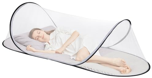 78.7 x 31.5 x 23.6 Inch Large Pop Up Mosquito Net, Collapsible Portable Mosquito Tent, Suitable for Adult Baby Bedroom, Outdoor Camping Use