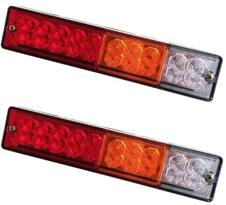 Posteriore Lampada Coda 12V 24V Carrello Elevatore Forche Luci Posteriori Trattore Fanale Posteriore Triciclo Faro Posteriore Accessori Parti Fanale Posteriore Rimorchio Luce Posteriore(12V)