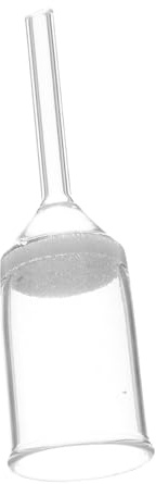 Yardenfun Buchner Embudo de Vidrio para Laboratorio Resistencia Alta Temperatura Separación Sólido-líquido Herramienta Vidrio Laboratorio
