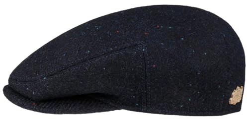 Stetson Kent Harris Tweed Flatcap Made in Germany Herren Winter