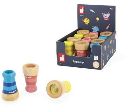 Janod jouet kaleidoscope - plaisir visuel coloré pour les enfants
