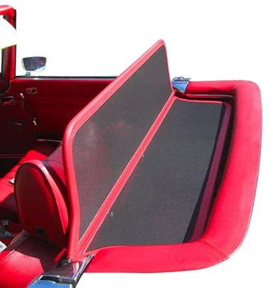 Aperta Windschott passend für Mercedes-Benz SL-Klasse (1963-1971) W113 100% Passgenau OEM Qualität Dunkel Rot Windstop Windabweiser