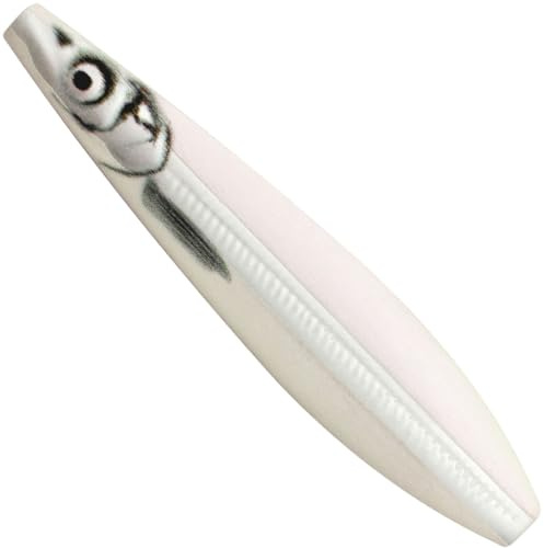 Savage Gear Line Thru Seeker - Caña de pescar (18 g, 7,5 cm), color blanco