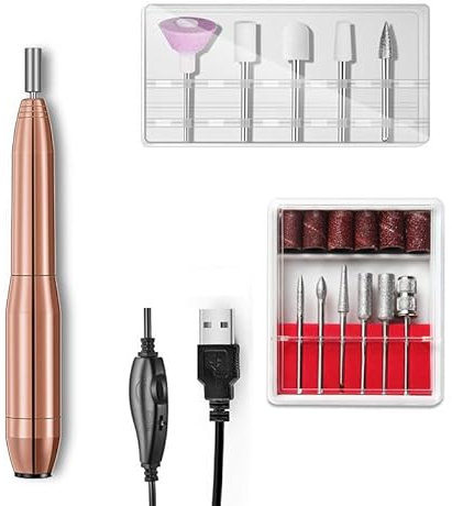 zalati Conjunto de taladros de uñas eléctricos conjunto de taladros de uñas conjunto de herramientas de eliminación de gel de esmalte de uñas acrílicas para la belleza artística de las uñas