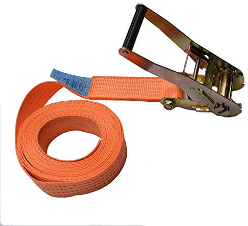 Ratschen-Zurrgurte, Ratschengurt, Daunengurte, 2 Zoll breit – 10 Fuß/20 Fuß-1 Polyester-Sicherungsgurte – 4 Liter – 1,8 mm dick, festes Stahlseil – feste Ladung, sicherer for Güter, schwere Ratsche (