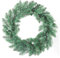 Corona Navideña de Pino Ø50cm, Decorativa, versátil para adornar Puertas y Espacios Festivos.