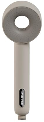 Hello Klean Hartwasser-Duschfilter – Beige | Filtert Chlor & Schwermetalle | Weichere Haut & Haare | Elegantes Design