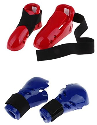 RNXRZANK Karate Taekwondo Foot Guard Gloves Hand Protector