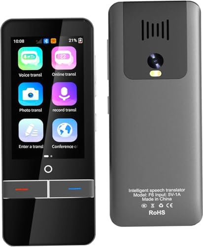 Sprachübersetzer, Offline Sprachübersetzer in 14 Sprachen, Übersetzungsgerät Gerät Ohne Internet,139 Unterstützte Sprachen Online Übersetzer mit Sprachausgabe für Unternehmen,Lernen und Reisen.