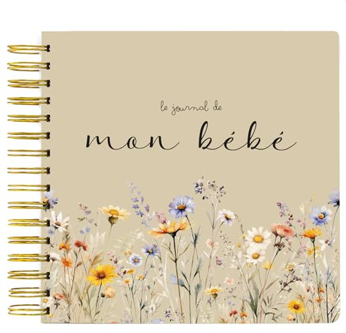 Susiko - Journal et Album de Souvenirs pour Bébé, Livre de Photos et Mémoires jusqu'à 5 Ans, Cadeau pour Mamans et Nouveaux-nés, avec Pochette et Affiche à Encadrer