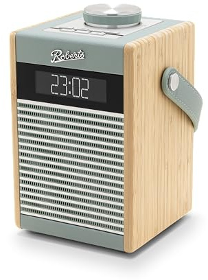 Rambler Midi - Radio Despertador Retro portátil Dab+/FM/Bluetooth, Color Azul Cielo