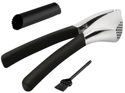 Pressa di aglio - Pressa di aglo in acciaio inossidabile, gadget per la tazza facile per la casa, strumento di schiacciamento 'aglo portatile per la preparazione di cottura da picnic per la prep