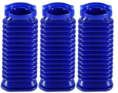 TorqCore 3-pack dammsugarslang, passar till Dyson, V6 V7 V8 V10 V11 trumsugarsug blå kopplingar reservdelar flexibel dammsugare slang
